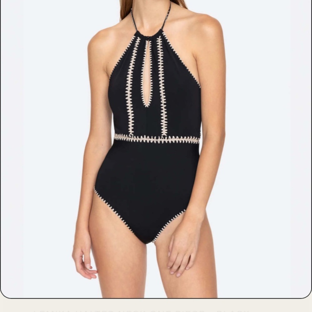 Sea NY Lemika Halter Neck One Piece